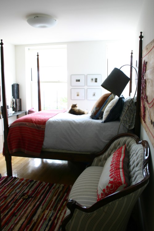 The master bedroom/ office