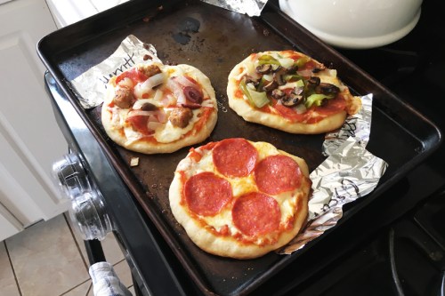 I tucked pieces of foil with the guests' names on them for easier delivery.  