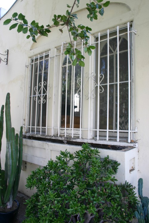 The front window had a long forgotten window box built in that we wanted to utilize. 