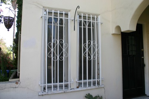 So many bars!  SO much window damage! 