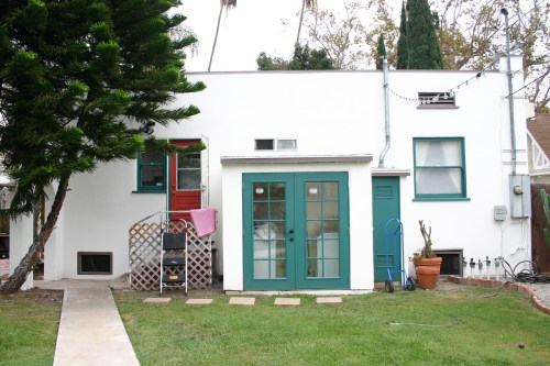 Back of the house after paint!  